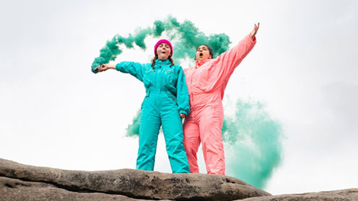 swkplay's tweet photo. We’re thrilled to be welcoming SHEWOLVES by Sarah Middleton to #SwkplayBorough from 21 June - 8 July.

Armed with a backpack full of Pop-tarts &amp; a hunger to tackle climate change, #SHEWOLVES is an uplifting coming of age comedy with bite!

🎟️ On sale now: https://t.co/2MrSkWuLu0 https://t.co/AxcU6BtY3Z