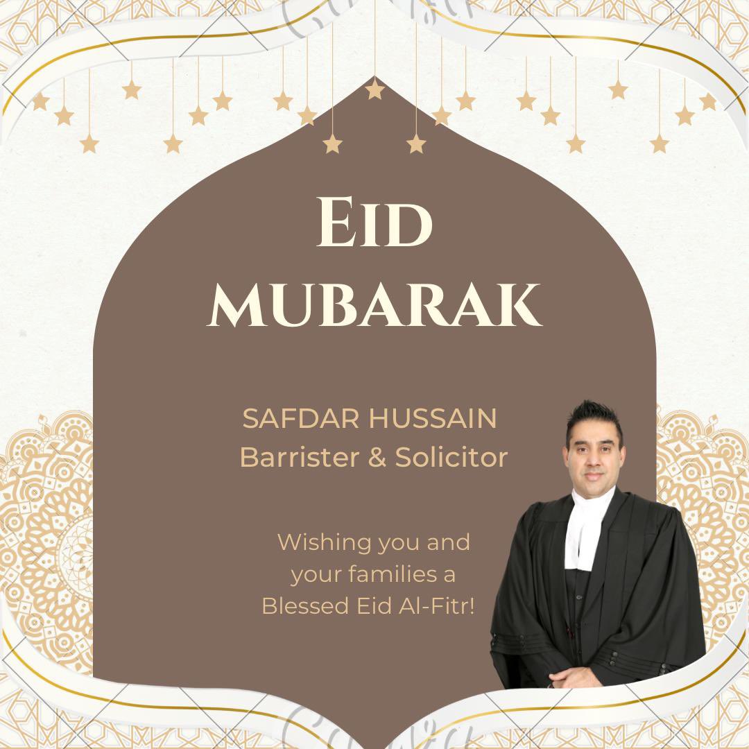 VoteSafdarOLP's tweet photo. From my family to yours,
Wishing you good health, safety, and prosperity on this auspicious day of Eid-Ul-Fitr. 
Eid Mubarak! https://t.co/81FVD2sIhR