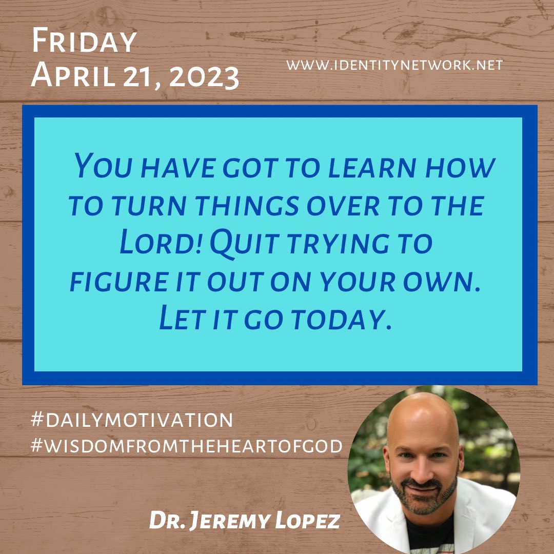 jeremylopez7's tweet photo. Here is Your Daily Motivational Word by Dr. Jeremy Lopez. #jeremylopez #jeremylopezbooks #identitynetwork #prophecy #dailywisdom #newday #inspirational #hope #wisdom #dailypath #lifecoach #lifegoals #love #wisdomfromtheheartofgod #createyourdaywithgod #dailymotivation π₯ https://t.co/GwpGS660m3