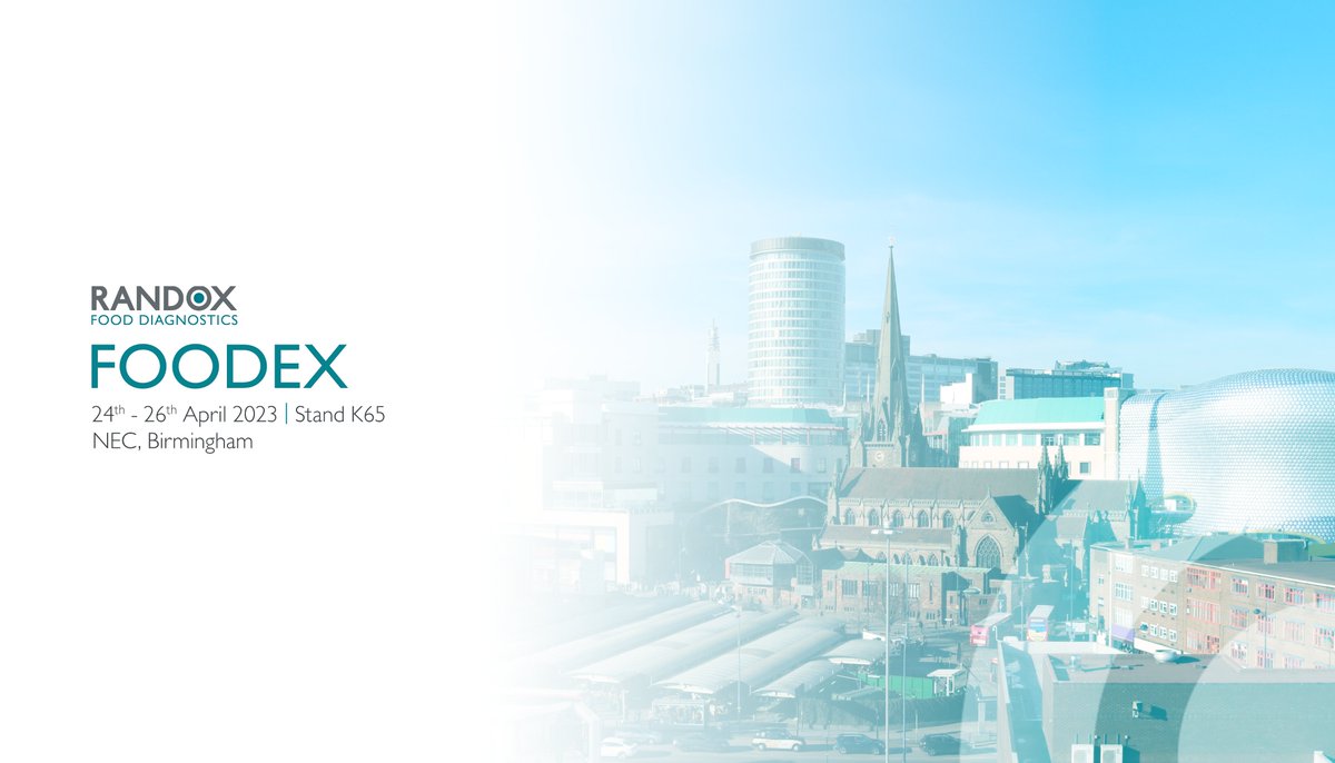 RandoxFood's tweet photo. We will be attending @Foodex next week!
🌎 Birmingham, UK
📆 24th – 26th April
📌 Hall 7, Stand K65
✉️ info@randoxfood.com
🌐 https://t.co/KN79xbxytU
#feed #animalfeed #feedtesting #mycotoxins #mycotoxintesting #foodsafety #honey #honeytesting #dairy #milk #milktesting https://t.co/9FIPxO0Y1c
