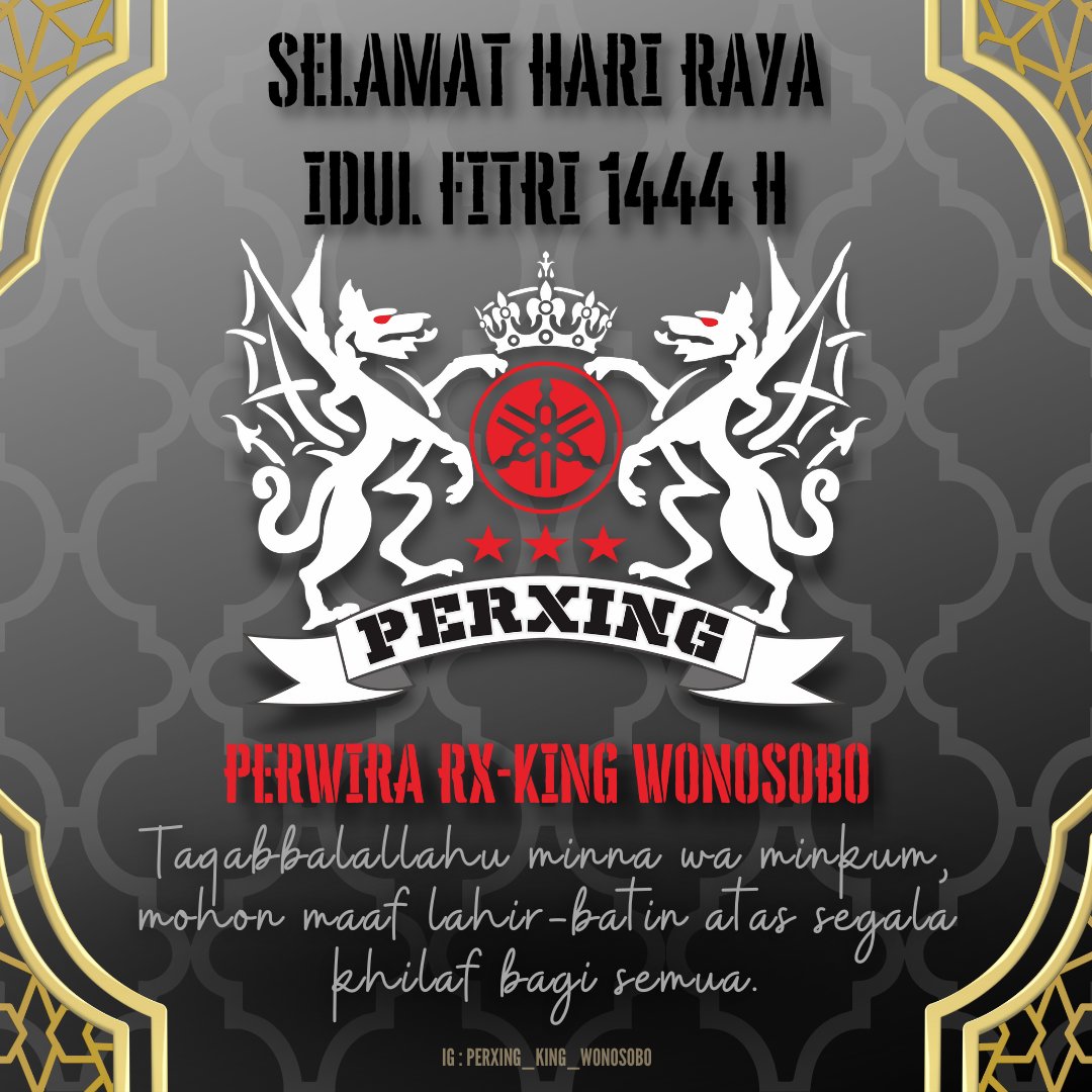 perxing's tweet photo. Selamat hari raya idul Fitri 1444 H
Taqabbalallahu Minna wa minum, mohon maaf lahir-batin atas segala khilaf bagi semua. ��🙏 https://t.co/5dlLmBPlJw