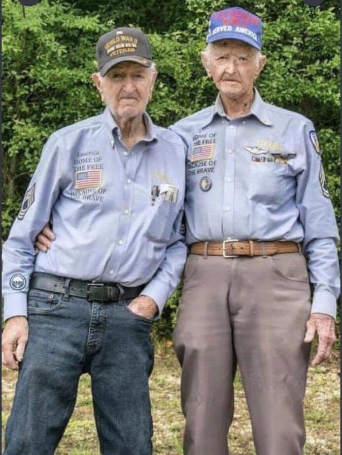 These Outstanding Veterans that Stormed Normandy turned 100 years old! Can they get a Thank you & Retweet? God Bless you 🙏 🇺🇸