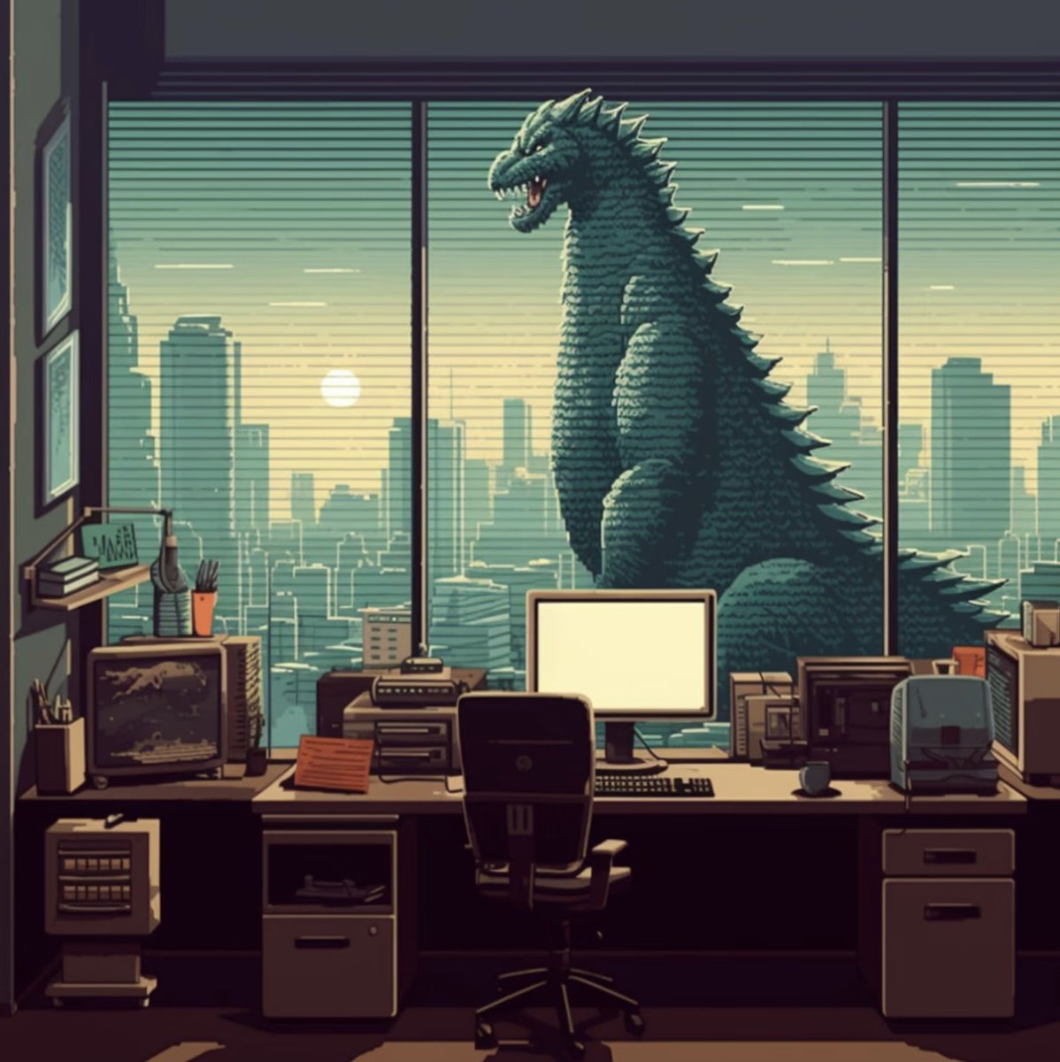 R00mzXyz's tweet photo. ... / > Godzilla invaded you @R00mzXyz FREE MINT

... progress  ██████▒▒▒▒▒▒▒▒▒▒▒▒ 30% https://t.co/PMdP2Sv5iz