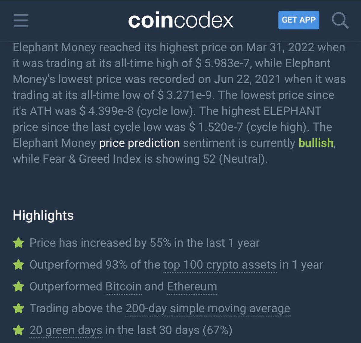 Are you only listening to people like @BTC_Archive @maxkeiser @saylor @JasonPLowery and follow memes like #Covfefe and #PepeCoin  ??? Then you're missing out big time on the only real #DeFi #Moonshot which is #ElephantMoney =&gt; go check it out on https://t.co/aJAIR88QIe 