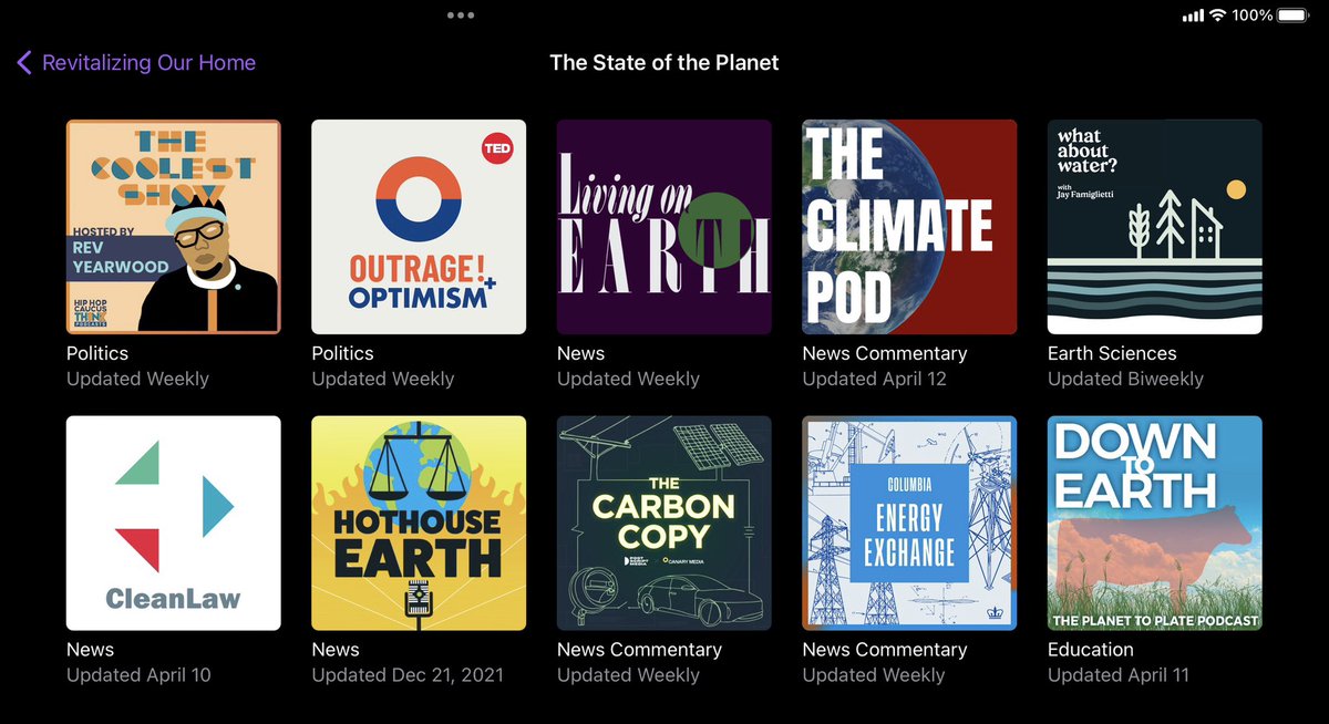 Thank you to @ApplePodcasts for featuring @ColumbiaUEnergy’s podcast #ColumbiaEnergyExchange, co-hosted by me & @bill_loveless, in its #EarthDay2023 🌎 collection. energypolicy.columbia.edu/podcasts/