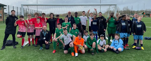 TheMilestoneSch's tweet photo. @Hartpury recently hosted their #GLOUCESTERSHIRE #SEND #footballtournament
Our 4 teams competed with #skill & #enthusiasm all day
#MilestoneRed were victorious in #Div1 whilst #MilestoneGreen won an all @TheMilestoneSch #Div2final on #penalties
#Congratulations to all https://t.co/DKYYnTMpE4