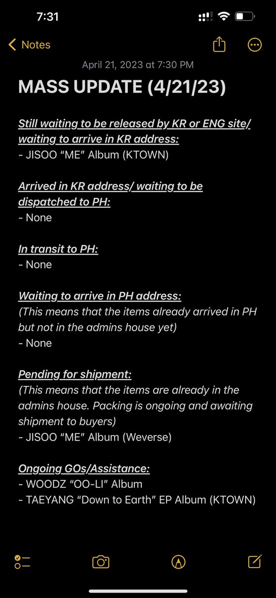 LINE94PH's tweet photo. #LINE94UPDATES
Mass updates ✨
We apologize for the delay of Jisoo’s album from KTOWN4U due to the delays on their end which was brought by the increase in sales. Rest assured that we will keep you posted once they shipped the albums already.
Thank you for patiently waiting https://t.co/wKgdUiPiDX