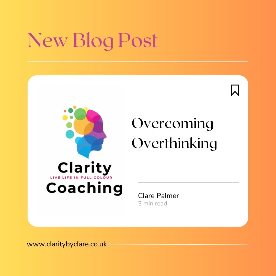 It's LIVE - the Clarity Blog 🎉

The first blog is about how to overcome overthinking!

Maybe you have a specific topic that you would like me to reflect on and talk about then drop me an email - clare@claritybyclare.co.uk 

claritybyclare.co.uk/clarity-blog