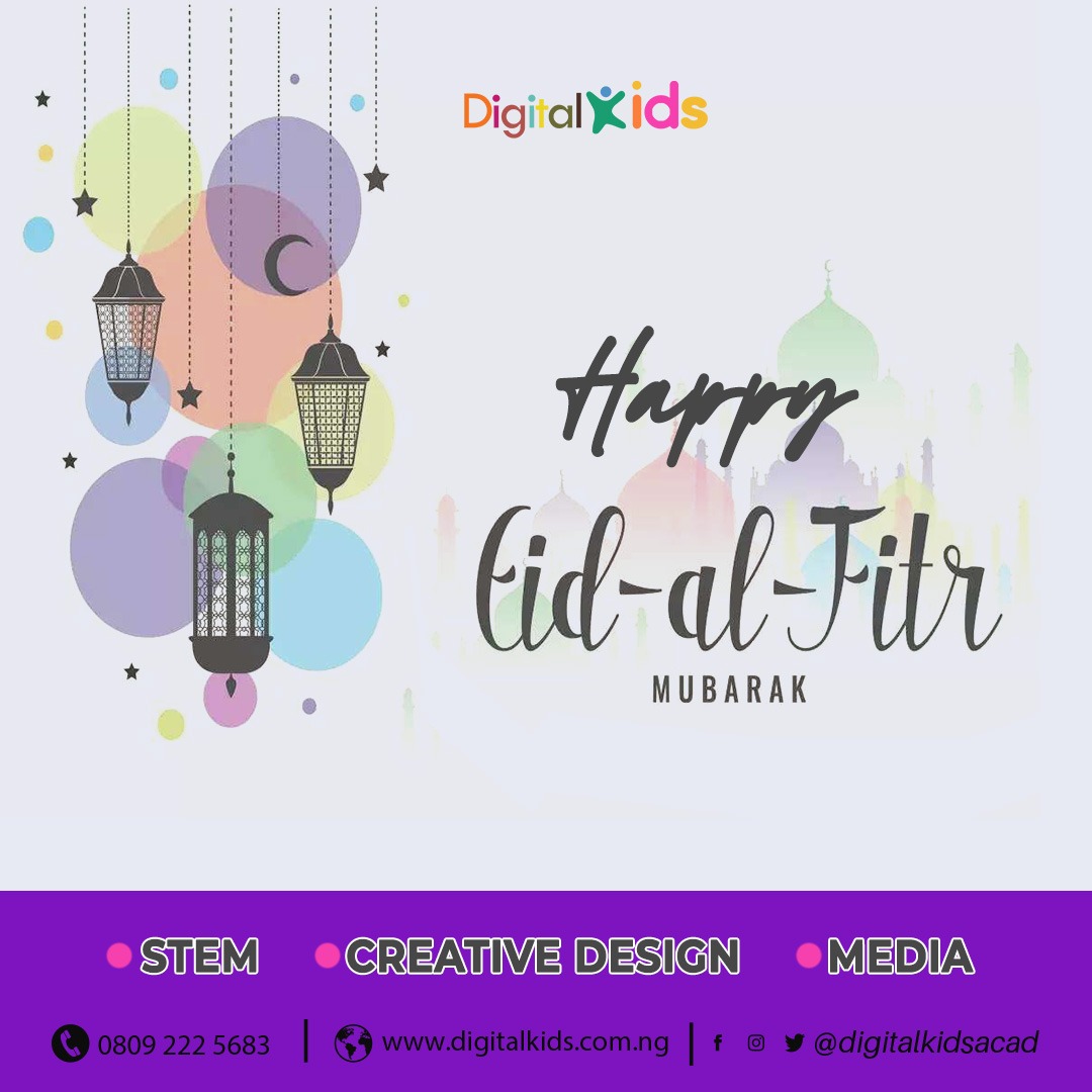 digitalkids_ng's tweet photo. Eid Mubarak from Digital Kids Academy! May this Eid be filled with joy, peace, and prosperity for you and your family. As we celebrate this occasion, let's continue to prepare our little ones with the digital skills they need to thrive in today's world. #EidAlFitr https://t.co/6ehbJc7MVv