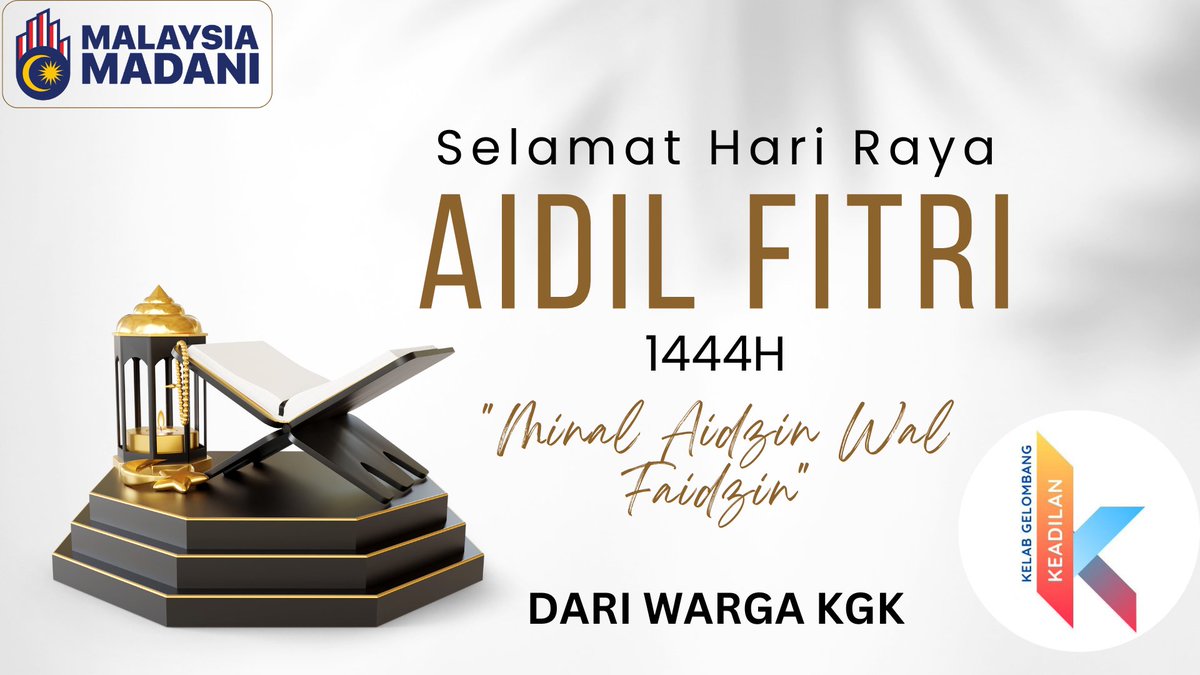 klabhausKGKonX's tweet photo. Kami warga KGK mengucapkan SELAMAT HARI RAYA
MAAF ZAHIR DAN BATIN https://t.co/WQhpjF61nL