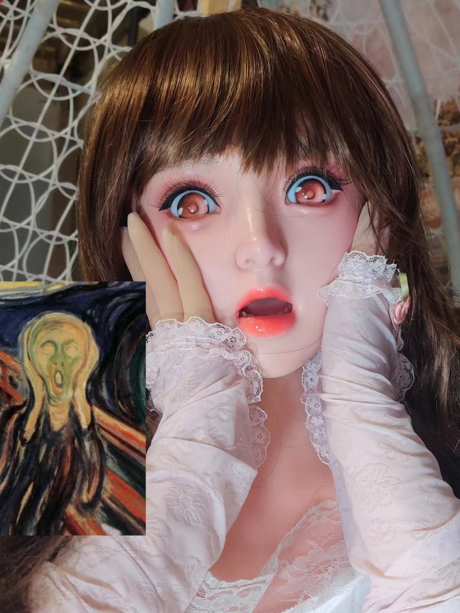 Oh, the expression of my honey is really similar to it!
#sexdoll #lovedoll #realdoll #sexy #bezlya #flowerfairy #meme #thescream