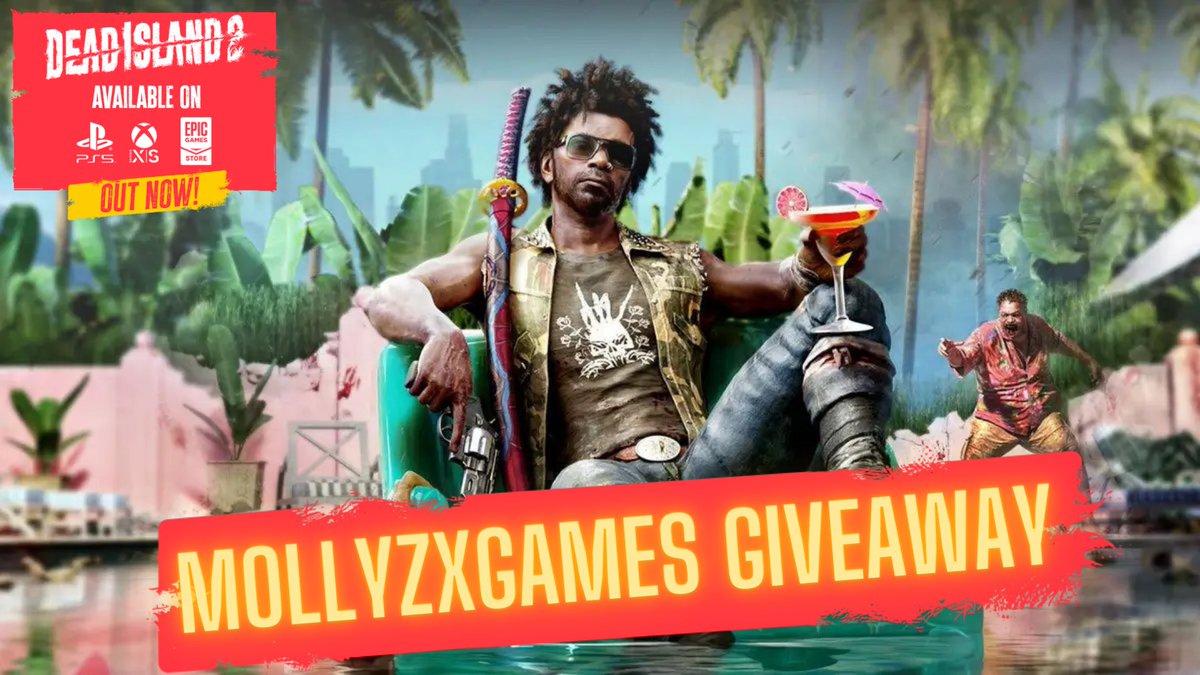MollyzxGames's tweet photo. Dead Island 2 Is HERE🎮
I'm giving away a copy of Dead Island 2 on PS5💙

To Enter⤵️
🔴Follow @MollyzxGames 
🔴RT+Like This Post 
🔴Tag a Friend in the Comments   

Giveaway Ends Sunday 23rd April Winner Announced Monday 24th April🥰

#deadisland2#Giveaway

*UK/EU Entries Only* https://t.co/JcxSYmTKxV
