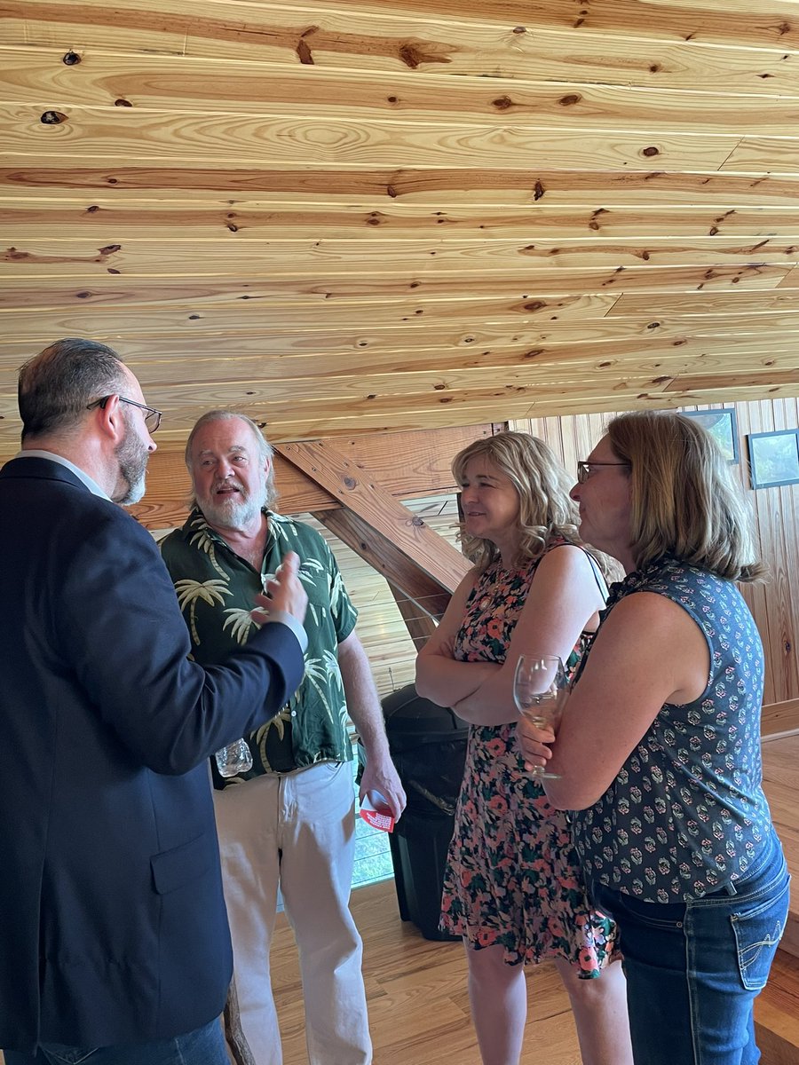 MikeAllersSr's tweet photo. Great Event at Woodbrook Farm Vineyard in Orange last night! Thank you to our host Kent Woods, the folks at Woodbrook & all of you who generously chose to come out on a hot, midweek evening to share ideas, concerns, and hopes of Making VA Great Again! #VA28 #MEGA #LETSFIXVA https://t.co/OX5CzJANQg