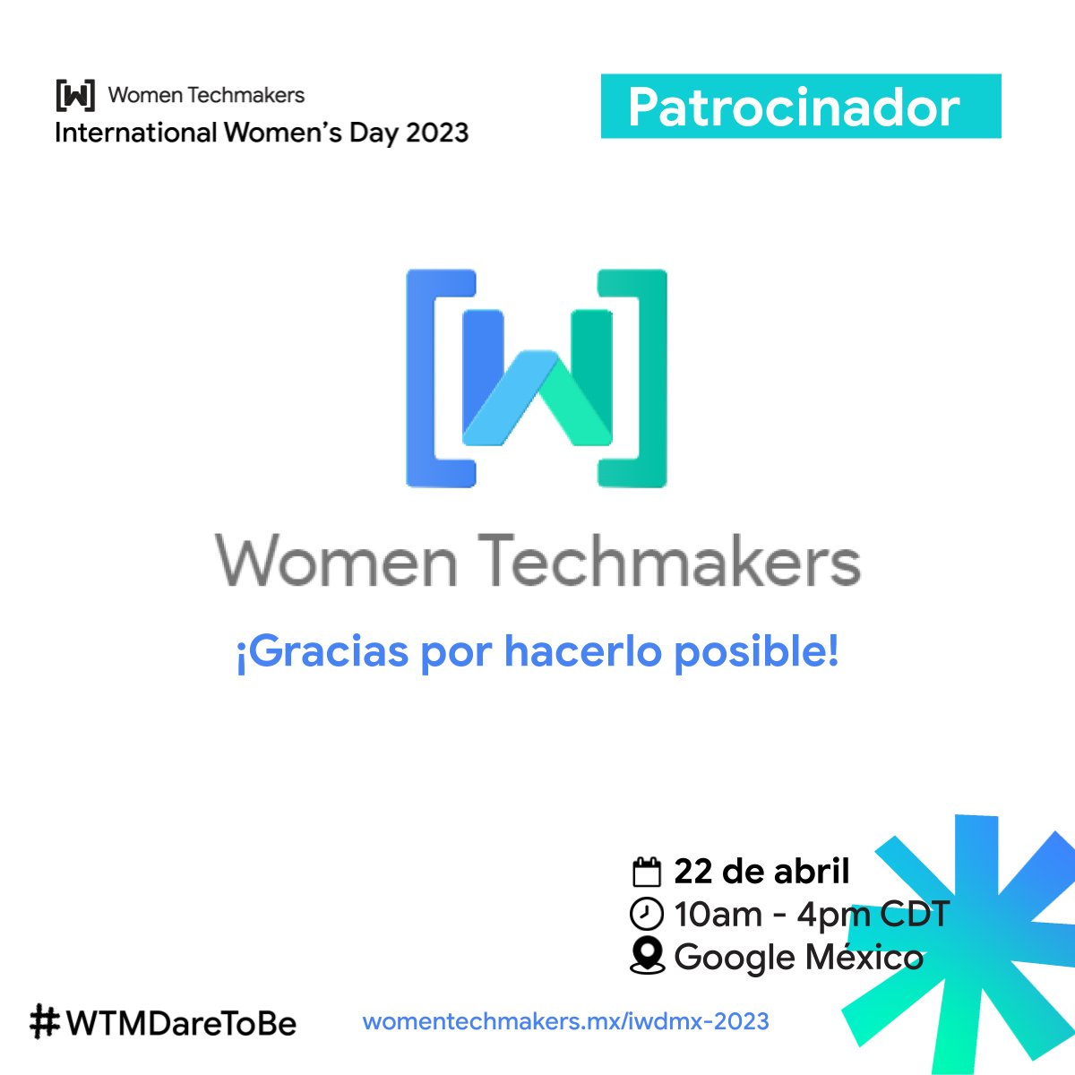 WTM_MX's tweet photo. Y por último, pero no menos importante:

Las #WTMAmbassadors en México, agradecemos a nuestra comunidad global @WomenTechmakers por el apoyo, para que, en conjunto. 

¡Sigamos haciendo crecer esta iniciativa en nuestro país a través de este evento y el #RoadToIWD!

#WTMDareToBe https://t.co/iG6mEtwqm0