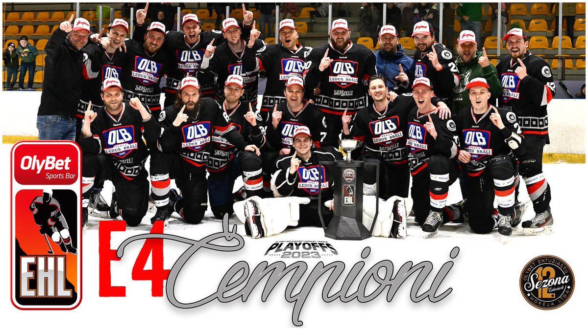 Komanda, kura pārslidoja pāri visiem uz ledus liktajiem šķēršļiem. Komanda, kura ļoti jo ļoti rūpējās par mūsu komentētājiem un viņu vēderiem. Komanda, kura beidzot sevi var saukt par Čempioniem!

Ogres Ledus Brāļi - E4 divīzijas Nameja Kausa Čempioni!

#entuziasti