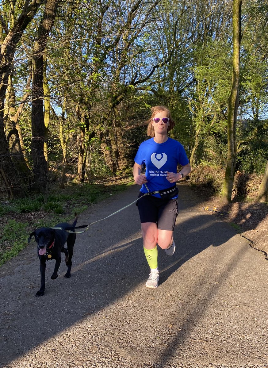 tps_pri's tweet photo. Mrs Stewart is running in the #LondonMarathon on Sunday ๐๐ผโโ๏ธ keep your eyes on #BBC1 from 9:30am to see if you can spot her blue #TheChristie vest. If you would like to donate to The Christie, to spur her on, please visit https://t.co/4q89lwNF13 #TeamTPS https://t.co/5ZOrjTRbNZ