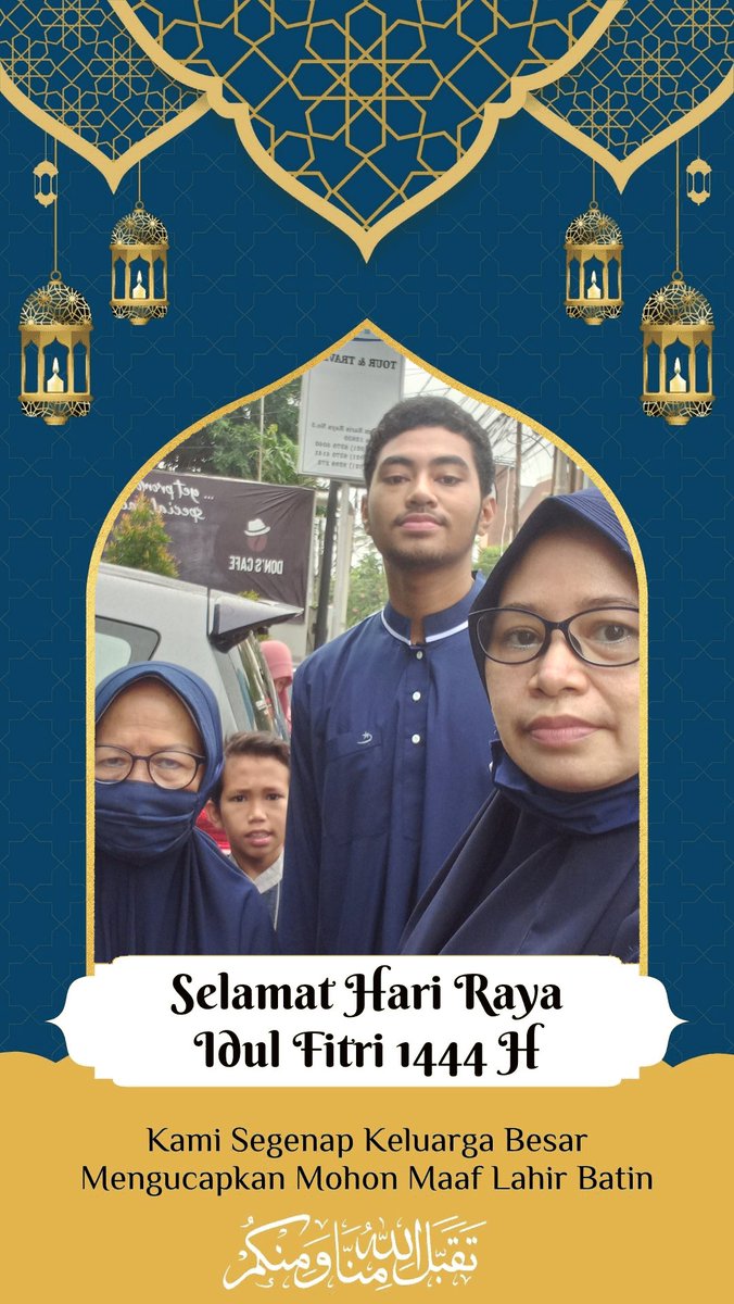 RismaUp's tweet photo. Taqabbalallahu minna wa minkum, shiyamana wa shiyamakum, kullu 'amin wa antum bikhair...💙💙💙💙
 “Semoga Allah menerima (Puasa) kita dan setiap tahun...
Semoga kita senantiasa dalam kebaikan.” https://t.co/J9rwpNRgrP