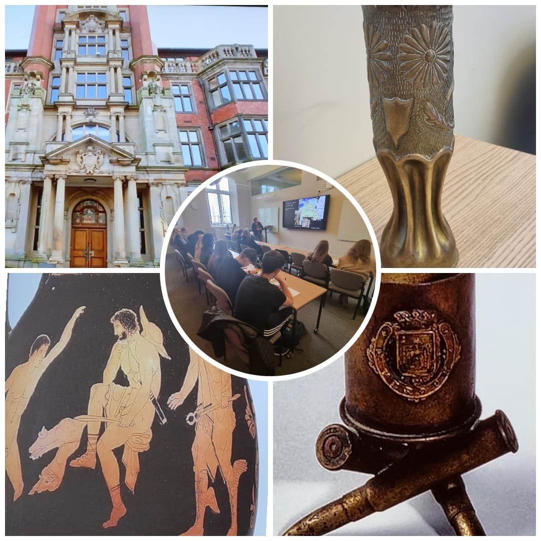 This morning students enjoyed an Archaeology, History and Classics Disovery Day <a href="/UniofNewcastle/">Newcastle University</a>. They learned about the materiality, methodology and moral questions associated with Archaeology. Special thanks to Dr Jane Webster and Dr Stephanie Holton for a fascinating morning.