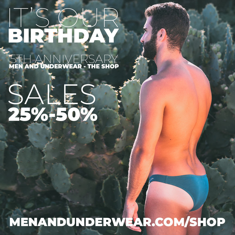 Men and Underwear on X: Our biggest sale of the year has just begun! Get  25% - 50% off site-wide and celebrate our 5th Birthday with us! Start  shopping now!   /