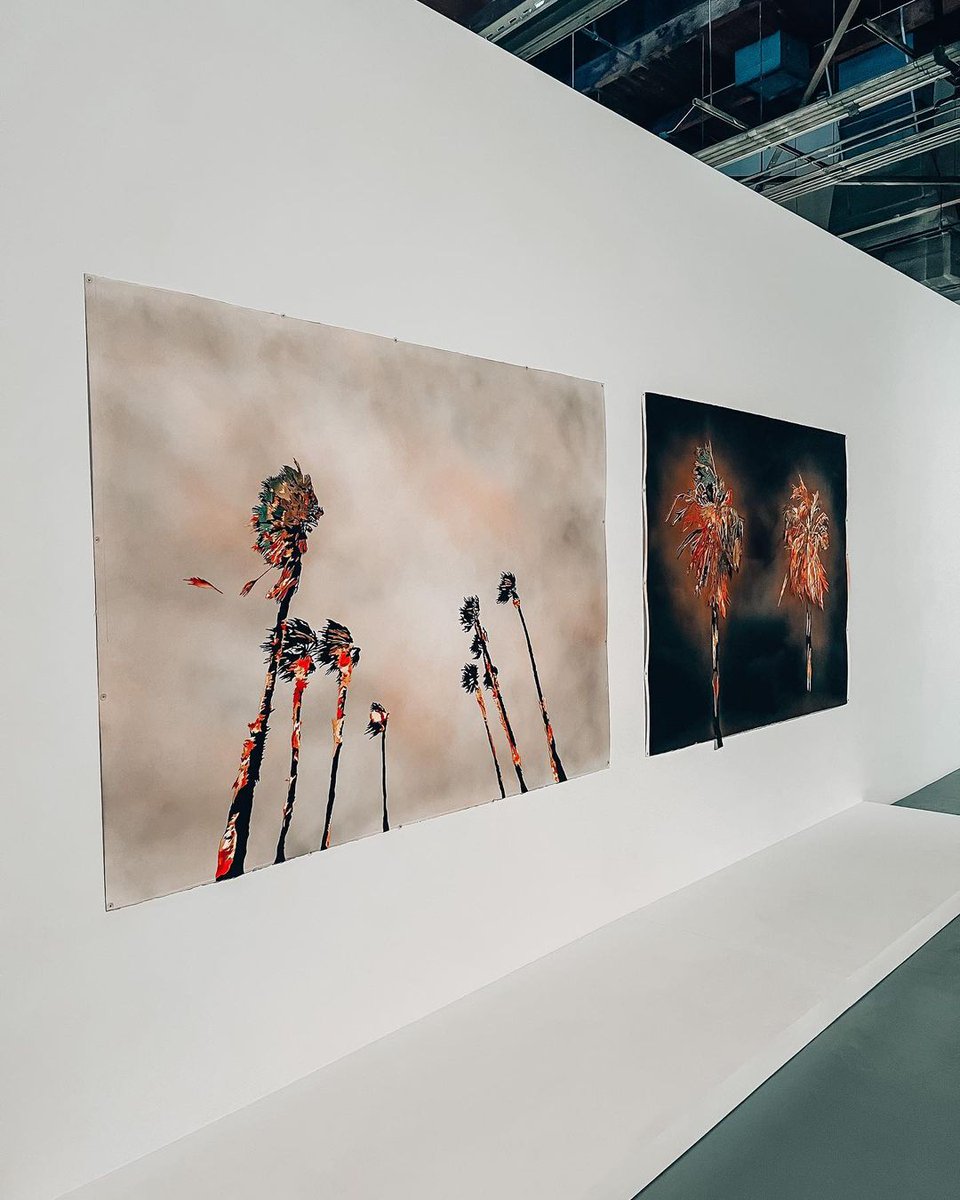 MetaEliza's tweet image. The best thing that has happened to me lately is a visit to an exhibition in @MOCAlosangeles 
some pictures from there💜