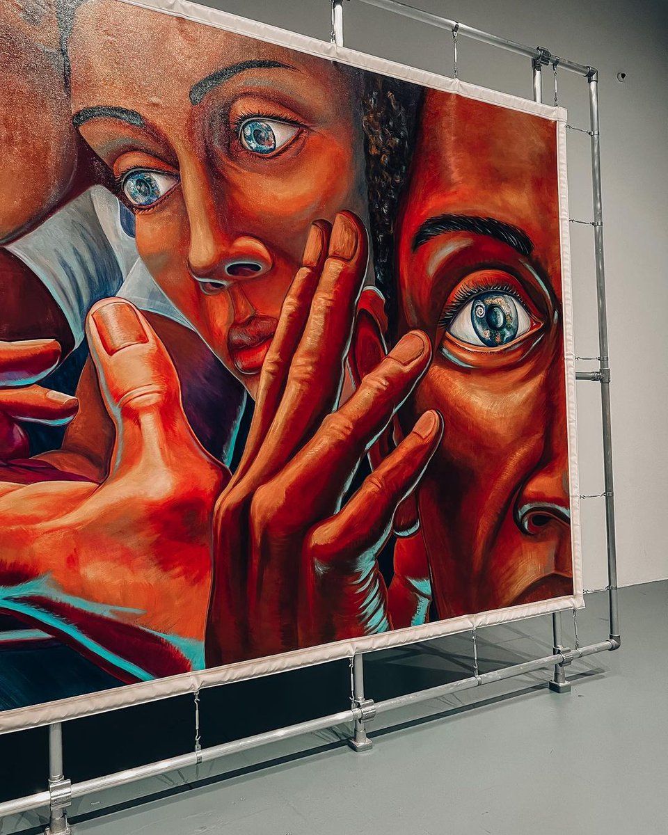 MetaEliza's tweet image. The best thing that has happened to me lately is a visit to an exhibition in @MOCAlosangeles 
some pictures from there💜