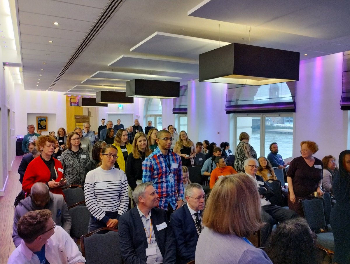 livingbankside's tweet photo. Great to be @cosouthwark event on their Brilliant State of the Sector Report @glaziershall

Together we have the resources &amp; capacity to make Southwark an even better place!

Good to hear from @alsameraia @steviecryan @AltheaLoderick @Miatsf @MFC_Arts @UnitedStSaviour &amp; others https://t.co/0vtrXx34Li