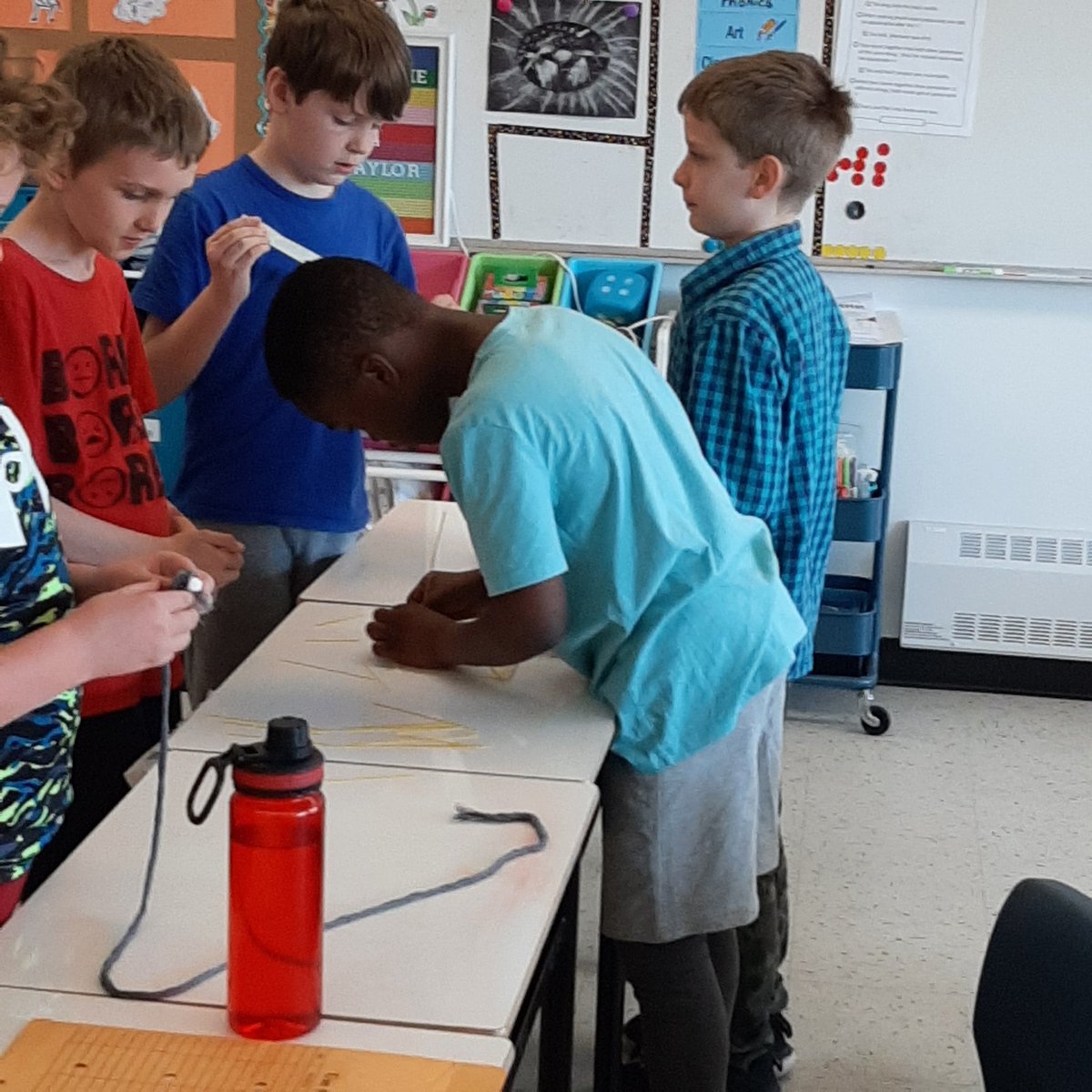 shescounselling's tweet photo. Some #CreativeCritters in Grade 2 did the #SpaghettiChallenge! Wow! Totally amazeballs when we work together and have fun! @HRCE_NS @HRCEHealthPromo @she_ns https://t.co/kBu4Xp7bSH