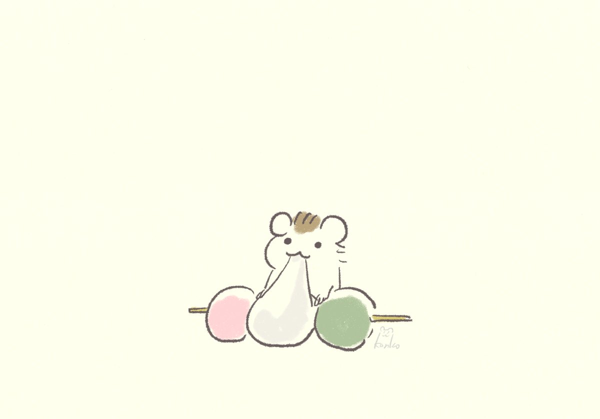 robohamuchan's tweet photo. 花よりおだんご🍡 https://t.co/JLltbrnzNs