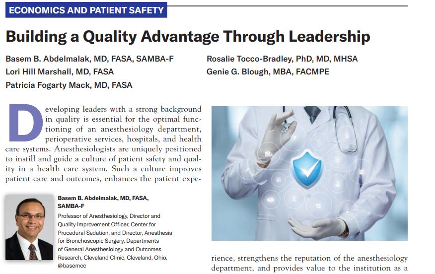 ASAMonitor's tweet photo. “Health care systems will benefit from anesthesiologists’ comprehensive medical knowledge ...[and] long history as patient safety advocates...” @basemcc @genieblough @rtbrad28 @CulturedPearl35 @genieblough @pfogartymackmd

Explore: https://t.co/4K8hYlHxlV https://t.co/1vLqwzo9VN