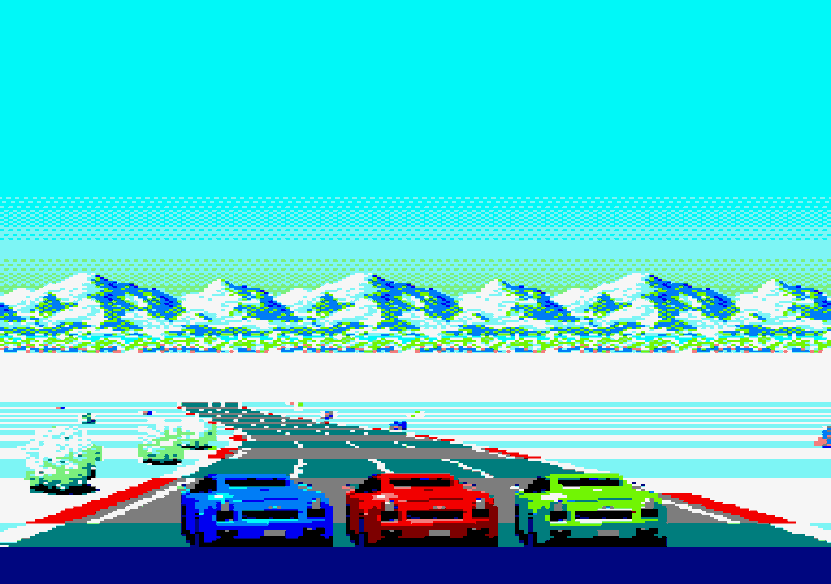 Distintos ambientes para Vespertino (Amstrad CPC)