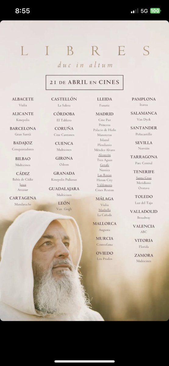 mserranovicente's tweet photo. No podéis perderos #Libres 🌿
Gracias @boscofilms por hacerlo posible https://t.co/8USEXO6gm5