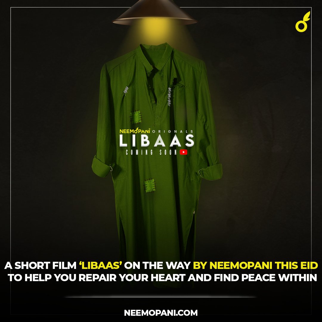 Neemopanidotcom's tweet photo. This soul awakening film, ‘Libaas, by Neemopani on this Eid, follows the misadventures of a spiritual seeker who is determined to find inner peace and enlightenment in this chaotic world.
#EidUlFitr #EidMubarak #EidAlFitr2023 #entertainment #shortfilm #libaas #neemopani https://t.co/cRzhZVgoOF