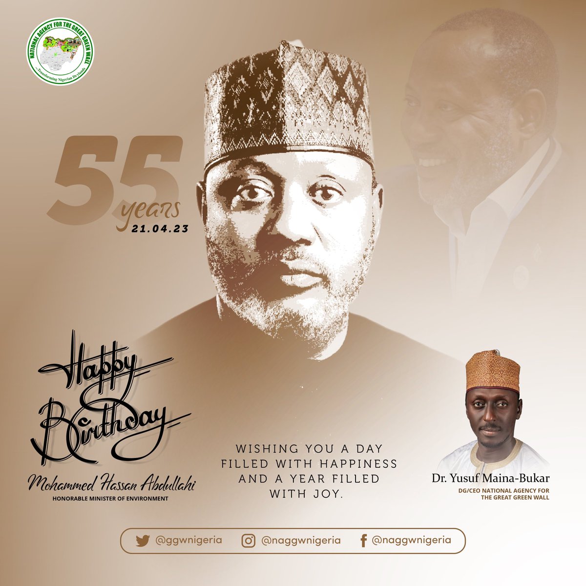 YusufMBukar's tweet photo. Happy birthday Hon Minister, @MohdHAbdullahi - wishing you a day filled with happiness and joy. https://t.co/Nbgk09WED3