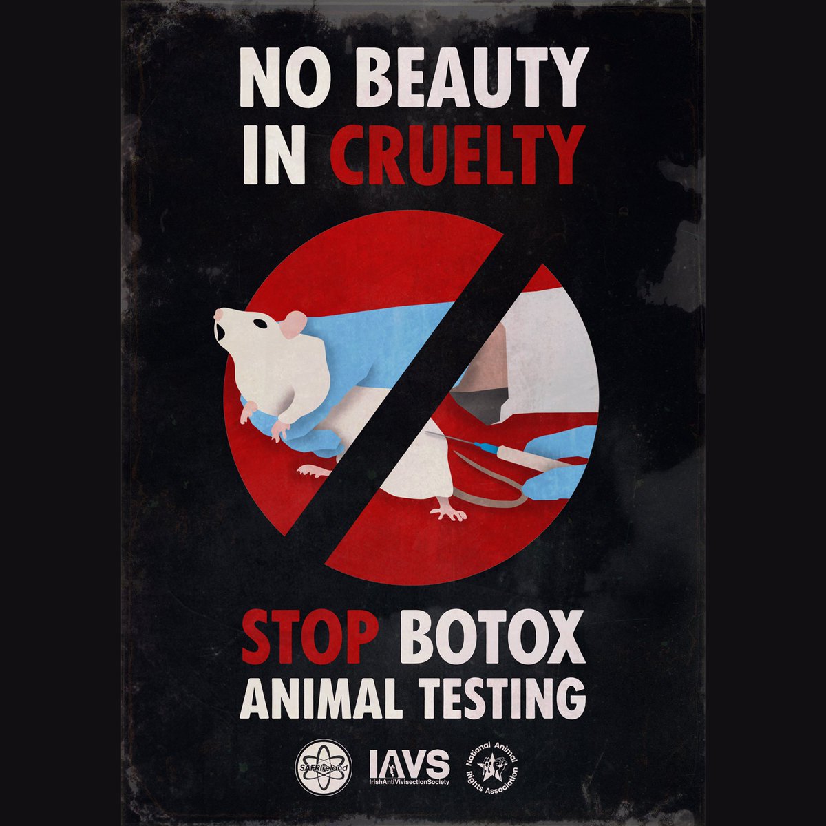 AnimalRebelIRE's tweet photo. MONDAY 24th APRIL 1PM LEINSTER HOUSE. Join us along with the Irish Anti Vivisection Society, @SAFRIreland and many more groups to ban botox testing on animals! 🐁
Link in bio to sign the petition!
•
•
#irishantivivisectionsociety #safrireland #banbotoxtesting #nobeautyincruelty https://t.co/FFaL1Z13Gn