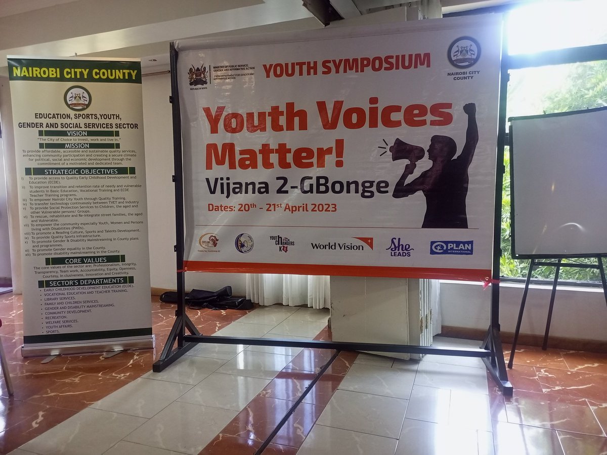 OS_YouthCenter's tweet photo. Vijana #2Gbonge. Realise your space and own your space. SPEAK OUT!!!
@gender_ke @WorldVisionKE @PlanKenya @polycomdev https://t.co/oQTkdJjbTV
