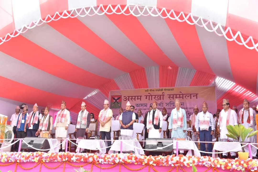 RajuBistaBJP's tweet photo. Today, I had the pleasure of joining Hon'CM of Assam Dr. @himantabiswa ji, other dignitaries nd Gorkhas from across Assam in celebrating the 57th Sammelan Divas of Assam Gorkha Sammelan (AGS) at the Padma Singh Thapa Samannay Khetra, Gorpal, Assam.

Full - https://t.co/vUGaY0cuGj https://t.co/QdBgPCNgDs