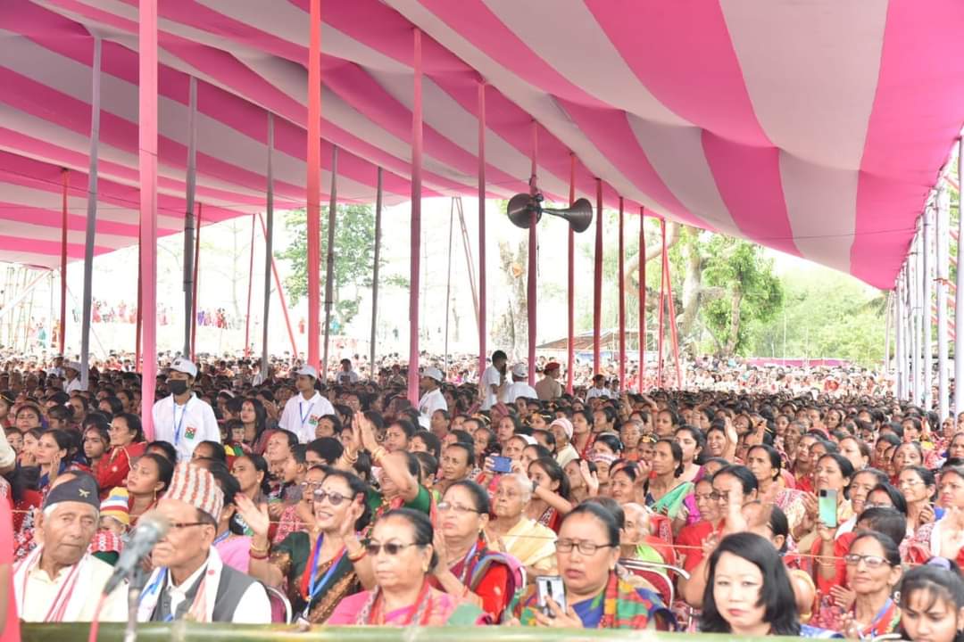 RajuBistaBJP's tweet photo. Today, I had the pleasure of joining Hon'CM of Assam Dr. @himantabiswa ji, other dignitaries nd Gorkhas from across Assam in celebrating the 57th Sammelan Divas of Assam Gorkha Sammelan (AGS) at the Padma Singh Thapa Samannay Khetra, Gorpal, Assam.

Full - https://t.co/vUGaY0cuGj https://t.co/QdBgPCNgDs