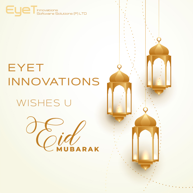 EyetGlobal's tweet photo. May the blessings of Eid bring you joy, happiness, and prosperity. EyeT Innovations wishes you a happy and joyful Eid.  Eid Mubarak!

Visit https://t.co/WsSPclP2bu https://t.co/sbndJrNnKu