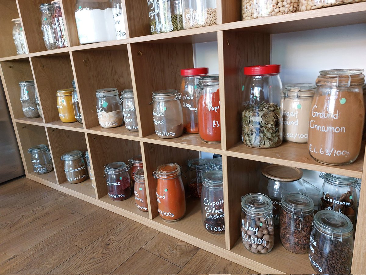 Is it Thyme to fill up your Herbs &amp; Spices?
Is today the date you fill your dried fruits?
Or a Bran new day to fill your cereals
Oh, you Cannilini, throw your Grannie off the bus so you can fill your pulses
Orzo, you can fill your pasta and Rices

Refilling made easy here at TLGL