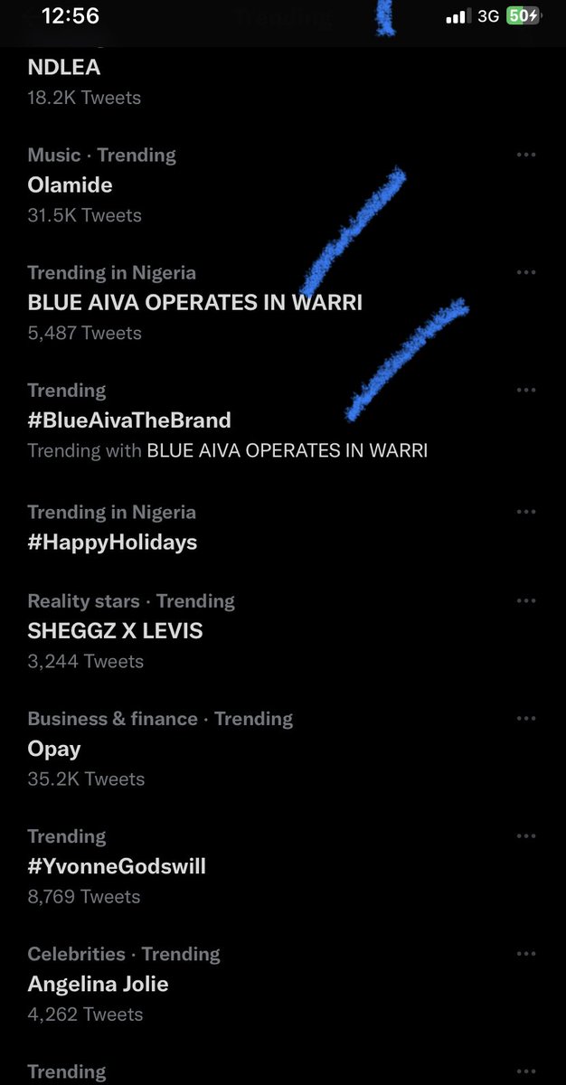 AivaDaily's tweet photo. Blue diamonds it’s hard for y’all to retweet why?? What’s the issue!!

Pls we have two tags on the trend table let’s do this pls!! Stop being lazy 

BLUE AIVA OPERATES IN WARRI
BLUE AIVA X DYNASTY LOUNGE 
#BlueAiva
#BlueAivaTheBrand
#BlueDiamonds https://t.co/KEOUx7g22K