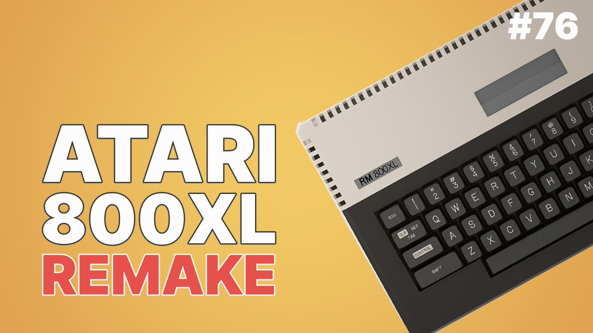 8bitnews1's tweet photo. A polish team rebuilds the famous ATARI 800XL. That and more retro news in Issue #76 of 8bitnews: ๐
https://t.co/S5j0BoOVcY
#8bitnews #retrocomputing #retrogaming #8bit #atari #800xl #dpaint #deluxepaint #vic #spaceinvaders #apple #macse #c64 #be6502 #appleiie #zx81 #logoart https://t.co/JA01h6UXpK