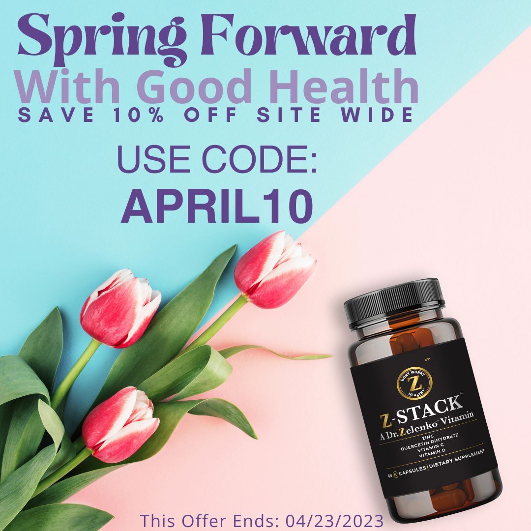 ZStackproducts's tweet image. Grab this offer now through April 23 for 10% off your order. 🌷 🌼 🌺 FREE SHIPPING!

#zstack #zstacklife #immunitybooster