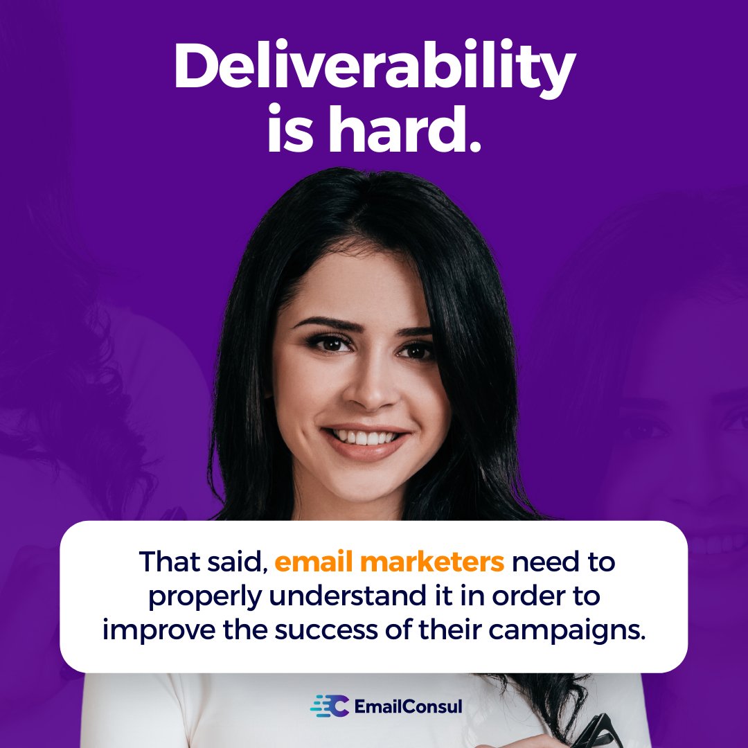 EmailConsul's tweet image. Remember, deliverability is a key factor in the success of your email marketing campaigns. What are your top tips for improving email deliverability? 
Share your thoughts in the comments below! 

#emaildeliverability #emailmarketingstrategy #emailbestpractices