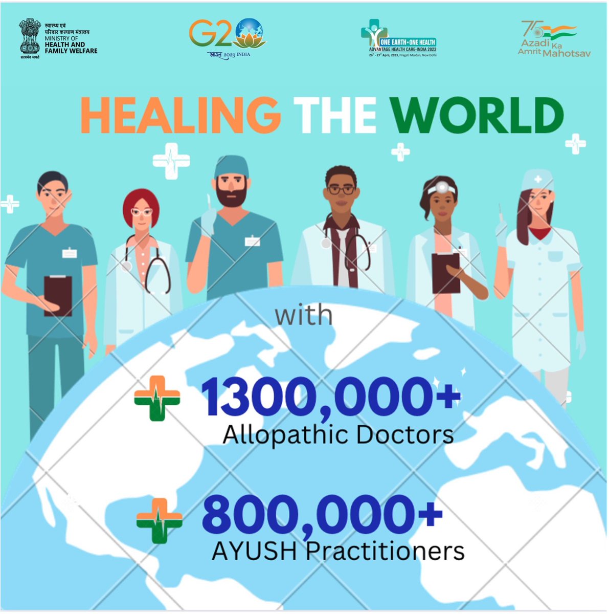 Experience the Healing Power of India with internationally renowned Healthcare and Wellness service providers together at one place.
 
We welcome you and your loved ones to come.
 
To know more visit: ahcindia.in
 
#AHCI #G20India #MedicalTourism 
<a href="/PMOIndia/">PMO India</a> <a href="/g20org/">G20 South Africa</a>