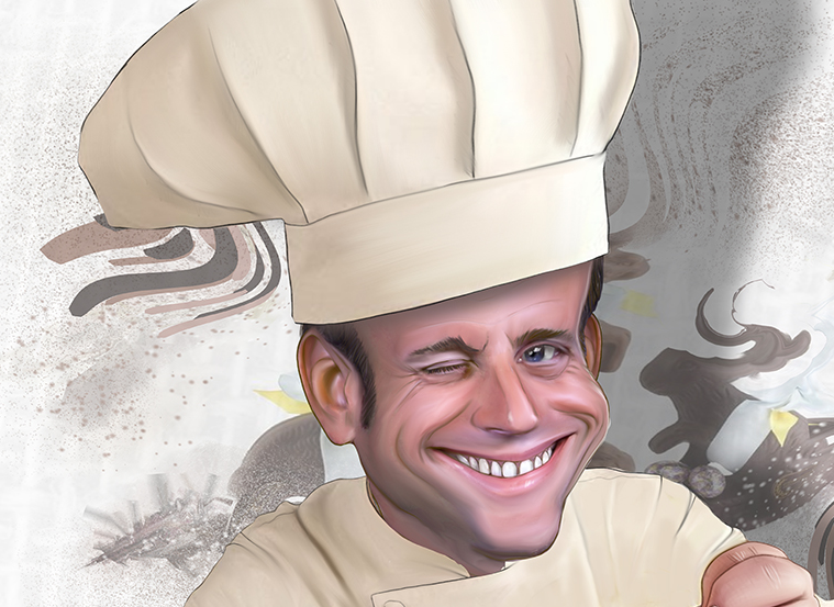 Le chef a dit "Les oeufs et les casseroles, c'est pour faire la cuisine."
- Oups, Chef ! On a oublié les oeufs. Ils arrivent à la prochaine rencontre !
le dessin original (et entier) est par là : lepoing.net/wp-content/upl…