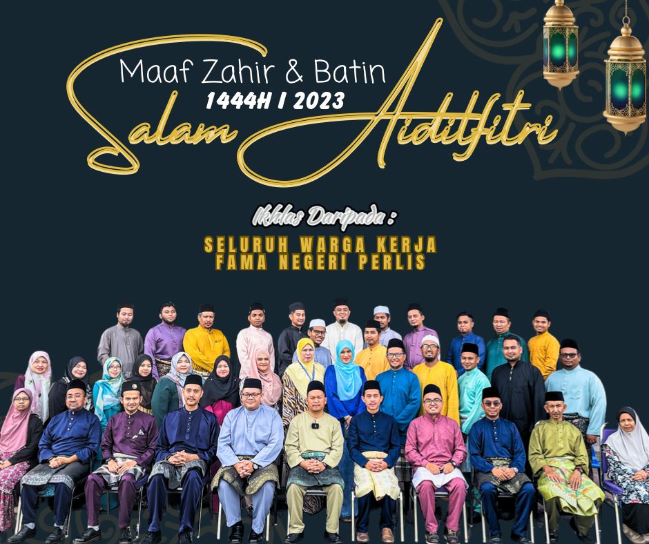 Sharizan_SM's tweet photo. Salam Aidilfitri dari kami wargakerja FAMA Negeri Perlis https://t.co/rSfO4r5dH3