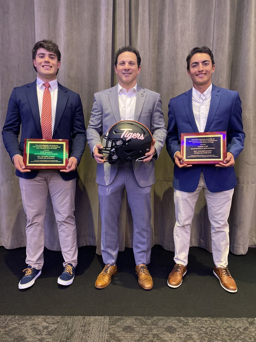 Anthony Vitti (@vitron5) on Twitter photo <a href="/Jack_Ramsay23/">Jack Ramsay</a> and <a href="/Jason_Cox2023/">Jason Cox</a> were honored at the <a href="/NFFNetwork/">National Football Foundation</a> Westchester Chapter Golden Dozen awards dinner last evening. This prestigious award celebrates those who succeed on the football field, in the classroom, and their community. #ProtectTheM <a href="/Jack_Ramsay23/">Jack Ramsay</a> and <a href="/Jason_Cox2023/">Jason Cox</a> were honored at the <a href="/NFFNetwork/">National Football Foundation</a> Westchester Chapter Golden Dozen awards dinner last evening. This prestigious award celebrates those who succeed on the football field, in the classroom, and their community. #ProtectTheM