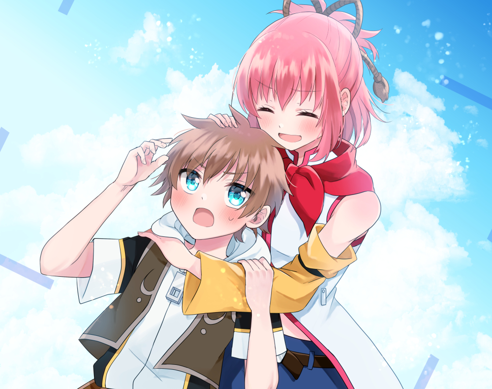 ②壬鈴×クレイル
仲がいいほど喧嘩をするコンビ。お互いよく突っかかる。クレイルは本当は壬鈴のこと好きだけど素直になれず生意気口ばっかり叩き、壬鈴はそれに乗っちゃう。壬鈴→クレイルはからかってキレるパターンが多いかも。でもクレイルは初めての仲間なので、互いに信頼はとっても強いよ。 