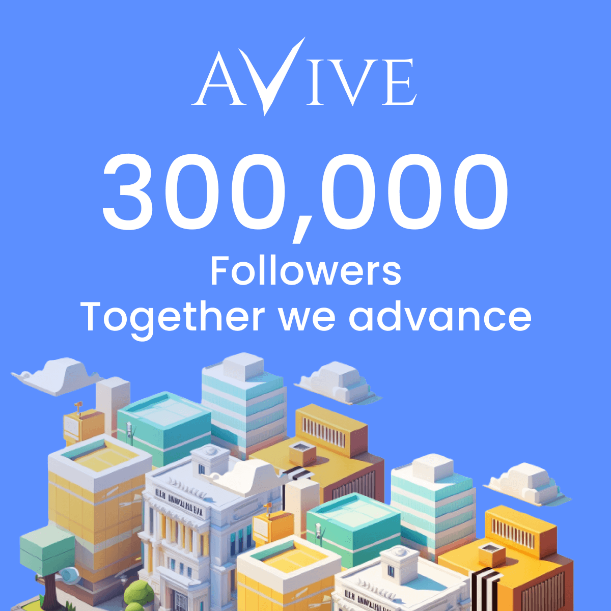 Avive_World's tweet photo. Thank You 300,000+ Followers

We Are Expanding Fast!

#web3 #Decentralization #cryptomarket https://t.co/0lzTTTeLOz