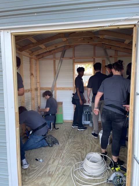 Our Electrical Technology students in Port Charlotte have been busy wiring our new shed over the last month. 

#electrical #electricaltraining #electricalwork #electricaljobs